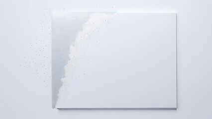 white paper background with copy space