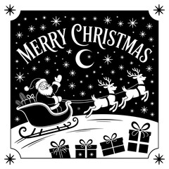 Christmas Santa card