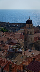 Obraz premium Dubrovniks buildings, roofs and city view 