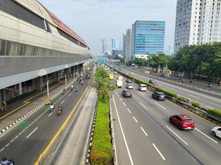 Jakarta Road in the morning