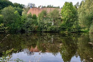 Freiland Museum mit historischen Gebäuden und historischer Einrichtung