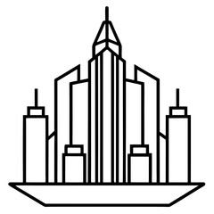 Modern City Skyline Vector