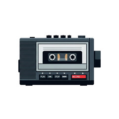 Portable Cassette Player Recorder.