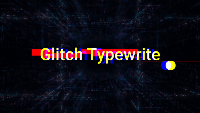 Glitch Typewriter 3