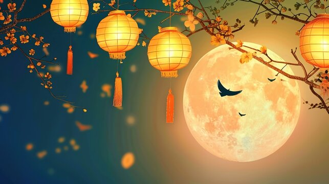  Capturing Moonlit Warmth, Family Reunions, and Traditional Charm for Festive Decor
Mid-Autumn Festival background pictures are more than just visual elements—they encapsulate the core of the festival