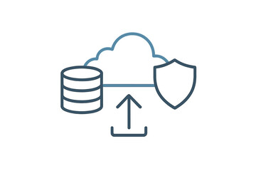 Secure cloud computing database storage and data upload protection system with digital network connections, data privacy, and cyber security