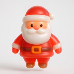 Obraz premium Cute Santa Claus figurine illustration.