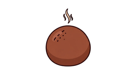 Steaming Meatball with Spices and Herbs.