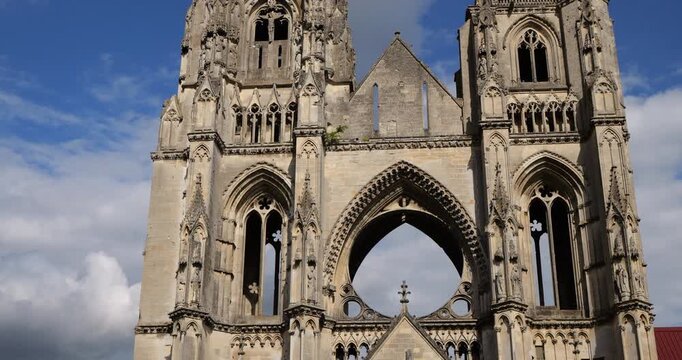 Abbey Saint Jean des Vignes, Soissons, Aisne department, Picardy, France