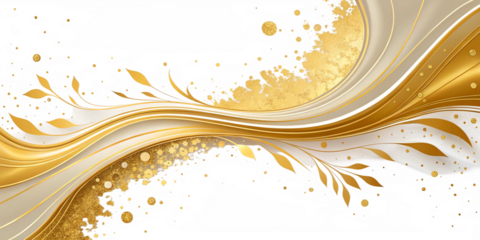 Luxury Gold and Marble Abstract Background with Metallic Accents on Transparent Background
Elegant Golden Ink and Marble Texture with Watercolor Details for Branding and Invitations