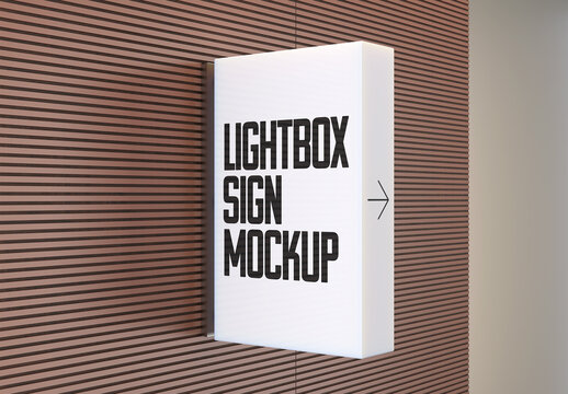 Lightbox Sign Mockup