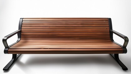 A Stylish Bench Seat Featuring Clean Lines Refined Structure And A Contemporary Aesthetic Isolated On Transparent Background