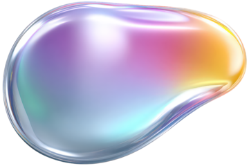 Abstract Colorful Liquid Blob