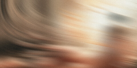 Swirling abstract texture with a grainy effect, featuring warm tones of beige, brown, and hints of orange and gray, creating a sense of movement and depth