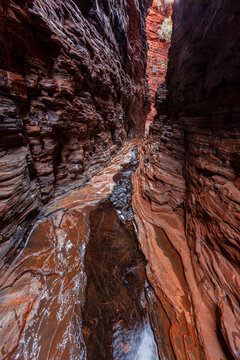 Deep Inside The Karijini Gorges