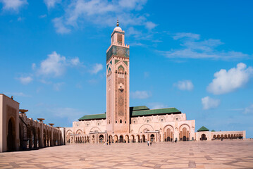 Hassan II mosque in Casablanca city, Morocco