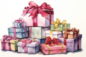 Present gift box celebration.