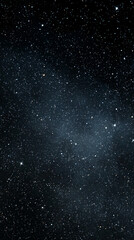 Fototapeta premium Celestial Tapestry of a Wintry Night Sky with Distant Stars and a Subtle Ethereal Glow