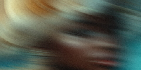 Abstract swirling patterns of warm brown, beige, and cool blue hues create a dynamic and energetic visual texture