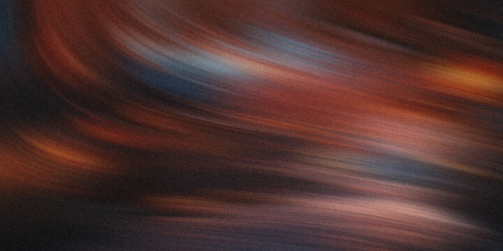 Abstract swirling brush strokes in warm tones of orange, red, and brown with hints of blue and black create a dynamic and textured background