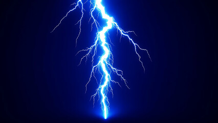 lightning on a black background