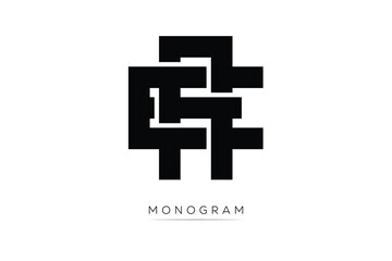 DA Creative Latter Logo. Monogram Logo Design.  Modern Minimal Initials Sing Symbol .