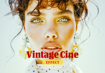 Vintage Cine Photo Effect