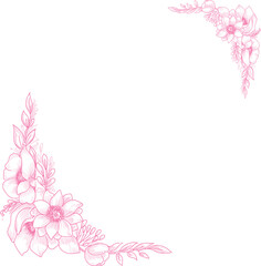pink floral background