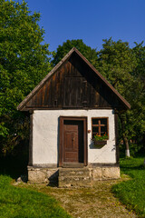 old wooden house in the mountains