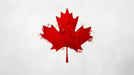 Celebrating national pride canadian maple leaf symbolism canada graphic artwork minimalistic design close-up view patriotism