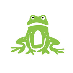 frog green vector