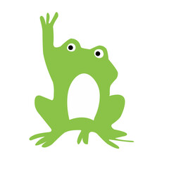 frog green vector