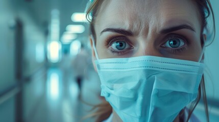 Concerned healthcare professional