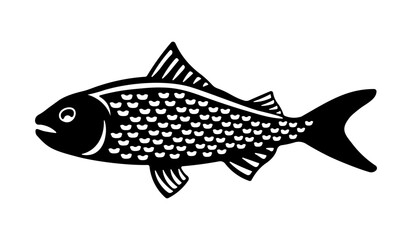 black fish icon no background