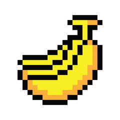 Obraz premium Banana Pixel