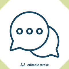 Obraz premium Chat Icon