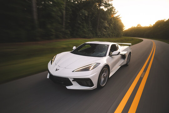 2026 C8 Chevrolet Corvette base model in Beaufort, South Carolina, September 5, 2026