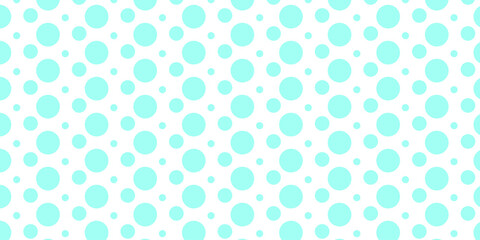 Retro vector seamless pattern with colorful polka dots