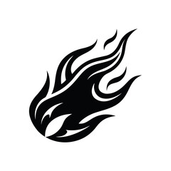 tribal flame logo design