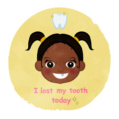 I lost my tooth today Girl-D