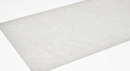 Close up view of sheet with delicate abstract fibrous texture