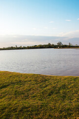 Lake in the city of Fátima do Sul in Mato Grosso do Sul, Brazil
