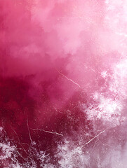 Gradient pink grunge background with scratched edges.