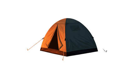 tent on a white background