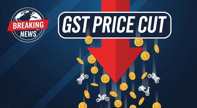 GST Price Cut Breaking News Impact on Economy and Consumer Spending with Falling Coins