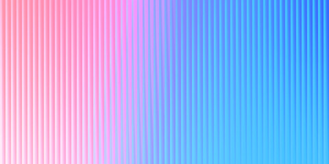 Obraz premium Pink to Blue Vertical Ribbed Gradient Background abstract
