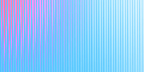 Fototapeta premium Pink to Blue Vertical Ribbed Gradient Background abstract