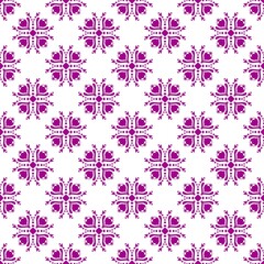 Seamless pattern with decorative elements. Modern stylish texture. Repeating geometric tiles