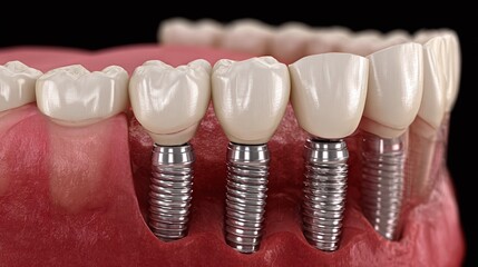 Dental Implants: A permanent solution for missing teeth, restoring your smile and oral health with durable, natural-looking replacements.