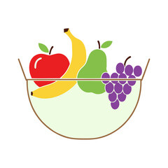 vector illustration of fruits